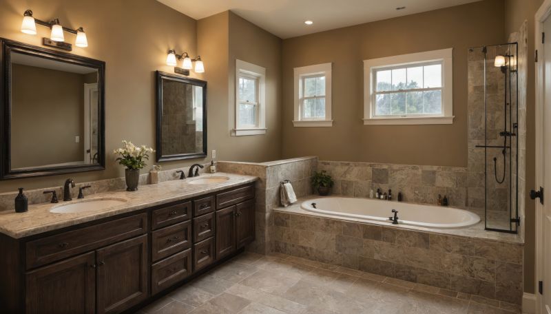 Elegant Tub and Vanity Combo